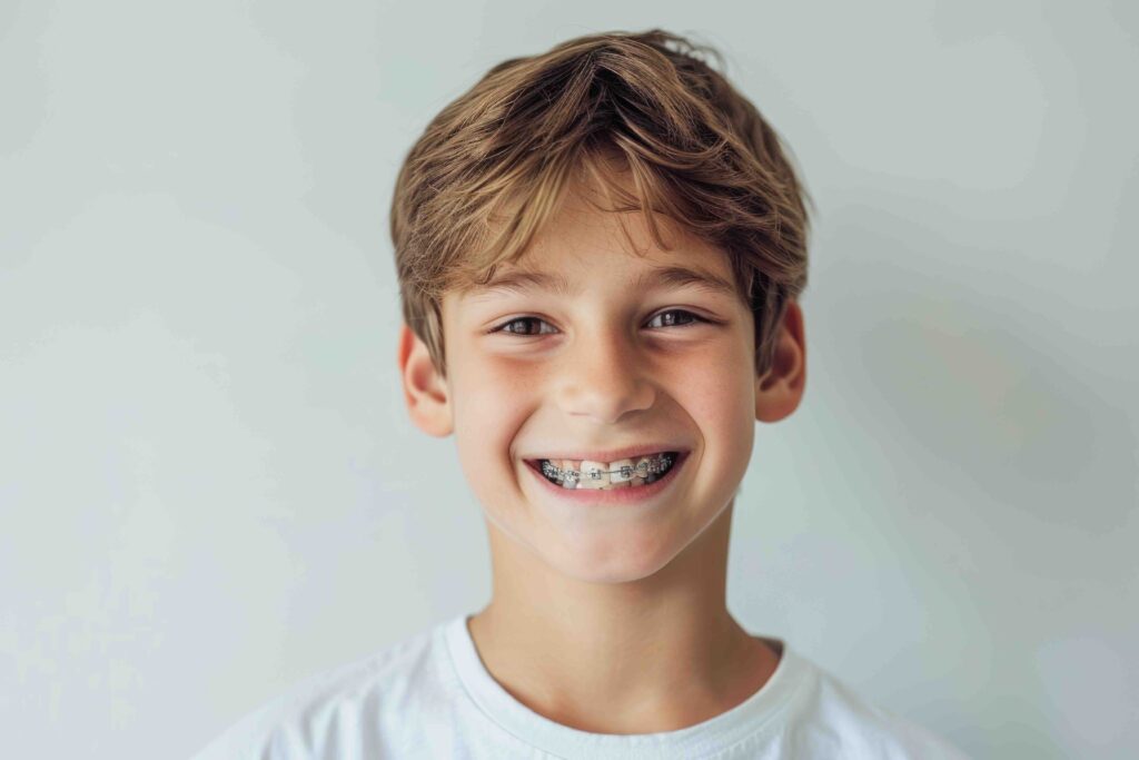 Apparecchio nei bambini